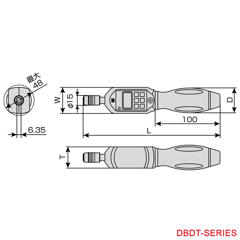 thông số Tua vít lực điện tử TONE kiểm tra lực siết DBDT Series