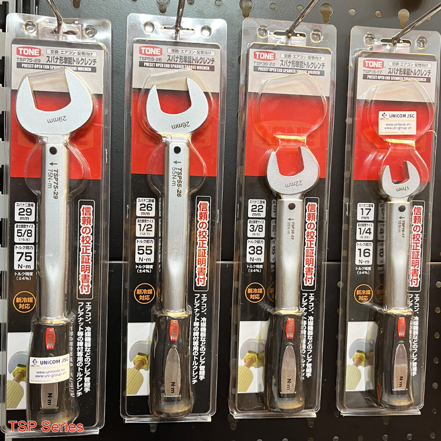 cờ lê lực lắp máy lạnh đầu 17 22 26 29 mm TONE Japan