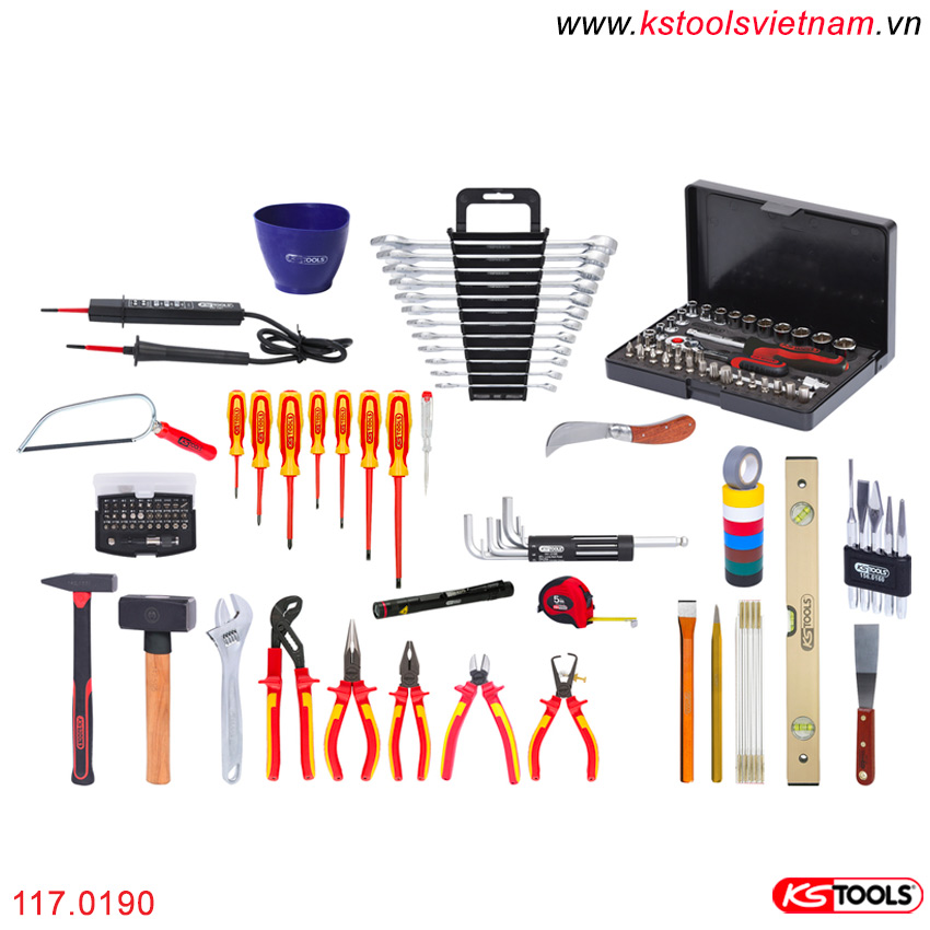 Bộ đồ nghề sửa chữa cách điện KS Tools model 117.0190