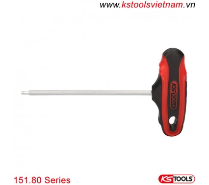 Tay vặn chữ T đầu hoa thị 151.8-22 KS Tools