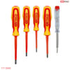 thông số bộ tô vít cách điện 1000V 5 cây KS Tools 117.0540