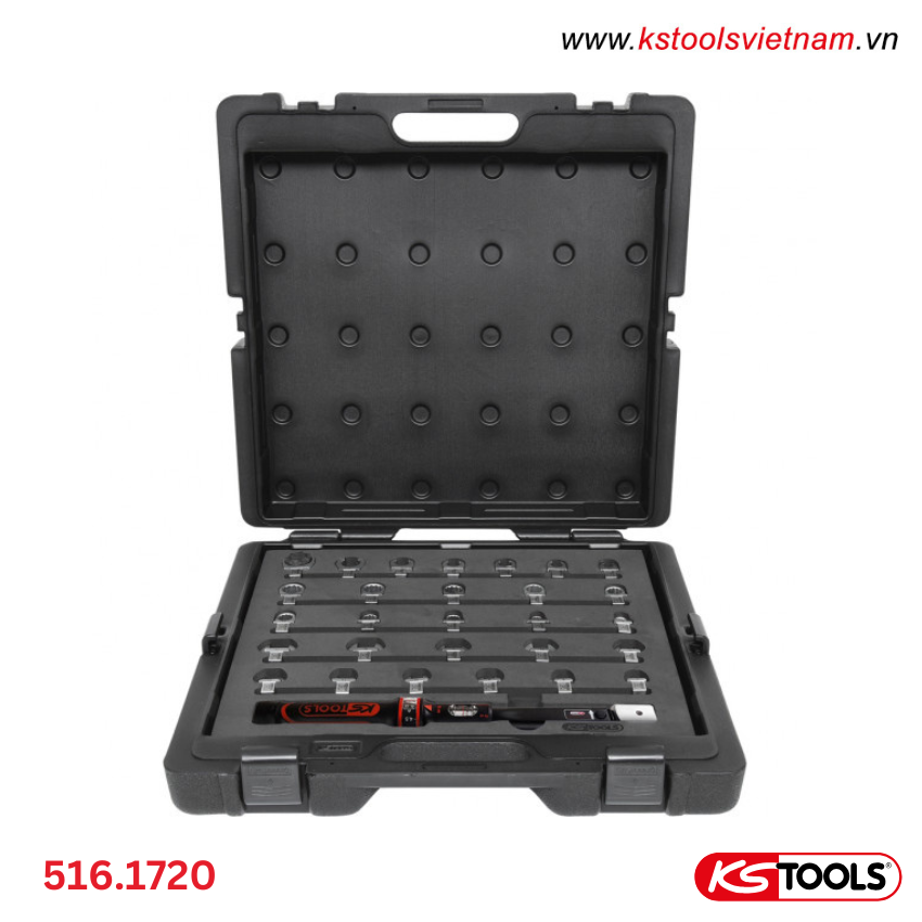 Bộ cờ lê lực đầu rời 9x12mm KS Tools model 516.1720 10 - 50 Nm