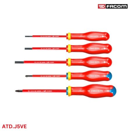 ATD.J5VE - Bộ tua vít cách điện 1000V 5 cây Facom Protwist