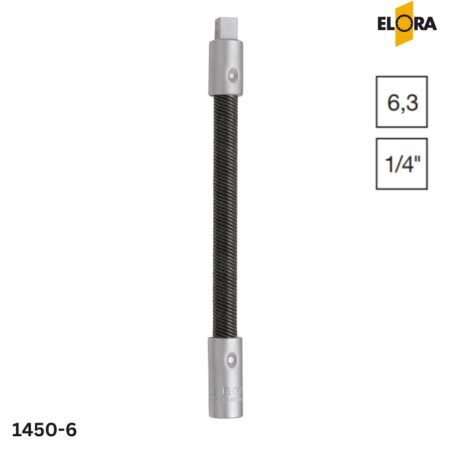 ELORA 1450-6 Thanh nối dài 125mm, vuông 1/4 inch