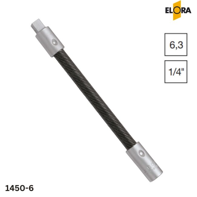 ELORA 1450-6 Thanh nối dài 125mm, vuông 1/4 inch