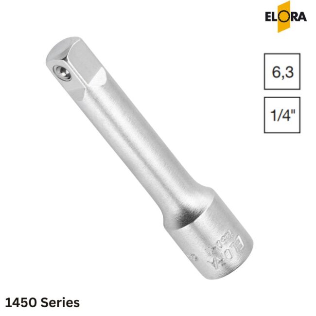 Elora 1450 Series: Thanh nối dài đầu vuông 1/4", từ 50-150mm