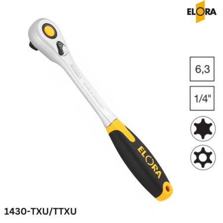 1430-TXU/TTXU Elora: Bộ tuýp vít sao 1/4 inch, 14 chi tiết