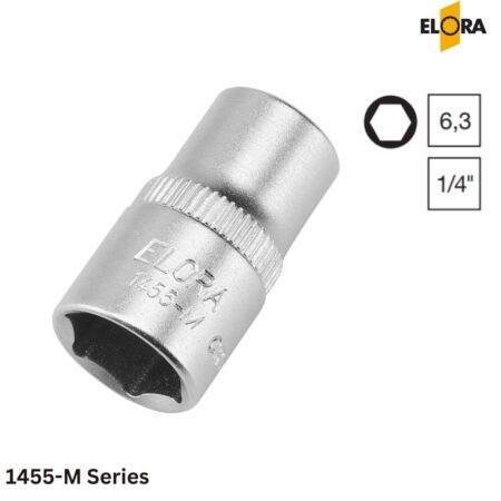 1455-M Series Elora: Đầu khẩu lục giác rời 1/4 inch