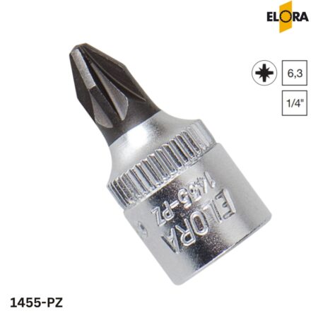 1455-PZ Elora: Đầu tuýp mũi hoa thị 1/4 inch