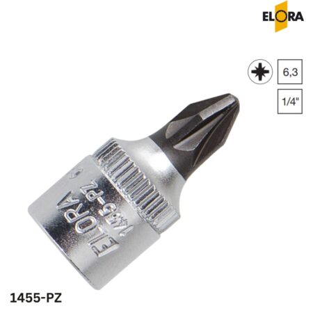 1455-PZ Elora: Đầu tuýp mũi hoa thị 1/4 inch