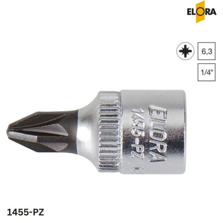 1455-PZ Elora: Đầu tuýp mũi hoa thị 1/4 inch
