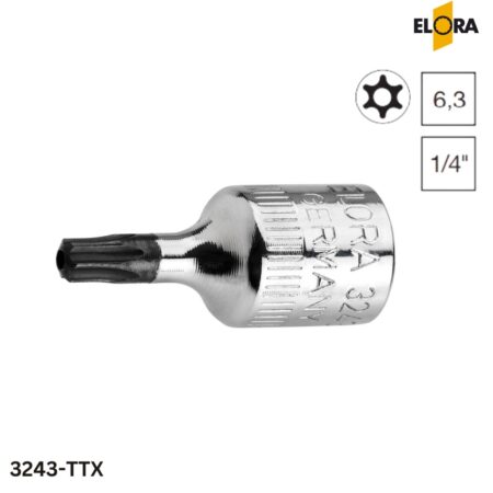 ELORA 3243-TTX Tuýp đầu vít sao, từ TTX8 đến TTX40