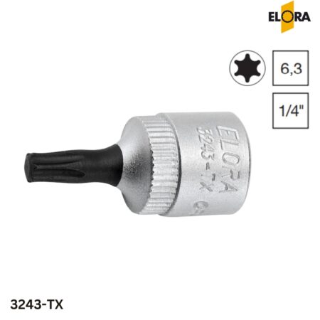 ELORA 3243-TX tuýp đầu vít sao từ TX8 đến TX40