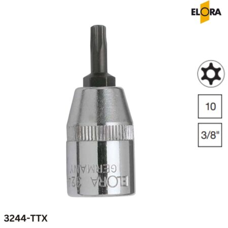 ELORA 3244-TTX Đầu tuýp vít sao 3/8 inch