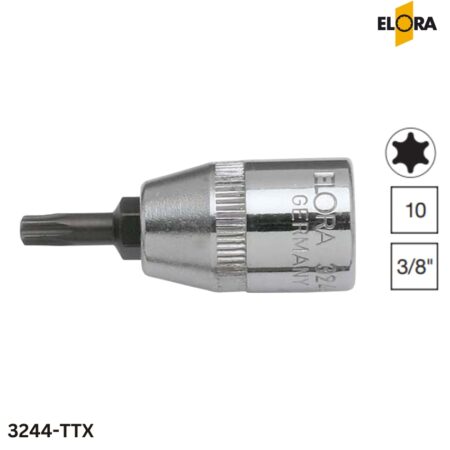 ELORA 3244-TTX Đầu tuýp vít sao 3/8 inch