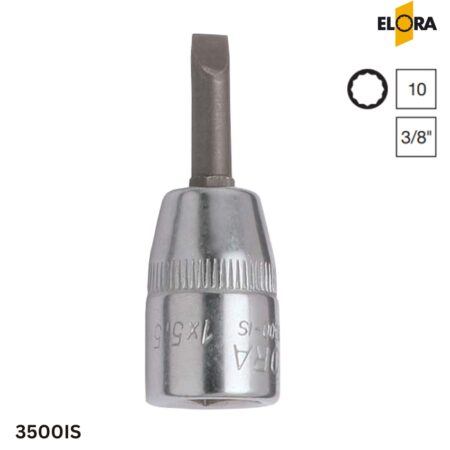 3500-IS Series Elora: Đầu tuýp tua vít dài, vuông 3/8 inch