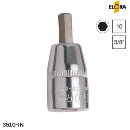 Đầu tuýp lục giác ELORA 3510-IN, 3/8 inch