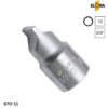 870-11 Series Elora: Đầu tuýp tua vít dẹt, vuông 3/8 inch