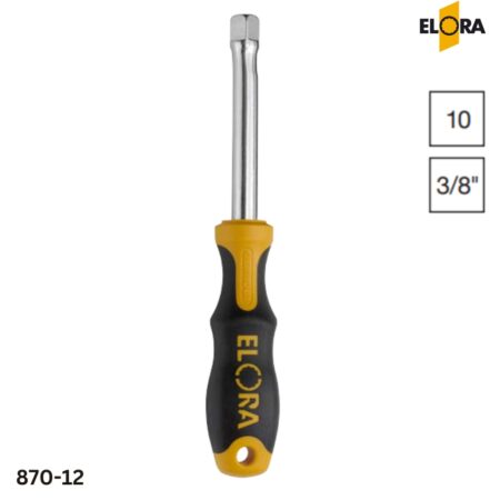 870-12 Series Elora: Tay vặn đầu tuýp loại thẳng, 3/8 inch