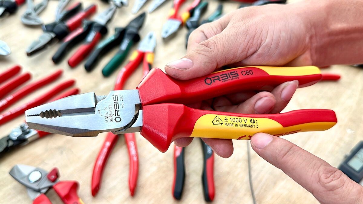 Kìm cách điện 1000V VDE đa năng ORBIS 46-2020/44RV