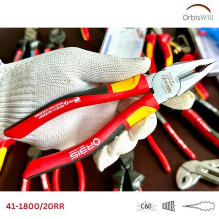 Kìm đa năng cán nhựa 3 thành phần ORBIS 41-1800/20RR