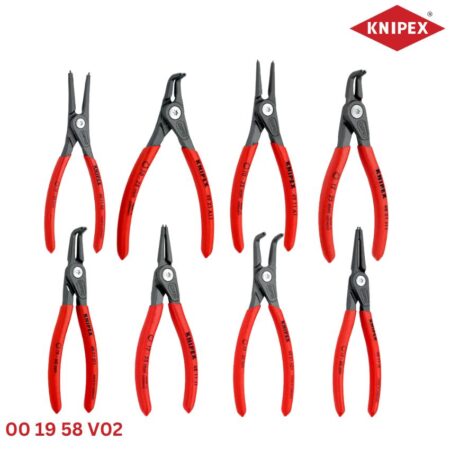Knipex 00 19 58 V02 Bộ Kìm Mở Phe 8 Chiếc