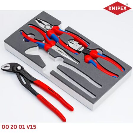 Knipex 00 20 01 V15 - Bộ Kìm 4 Chiếc Đóng Trong Khay Foam