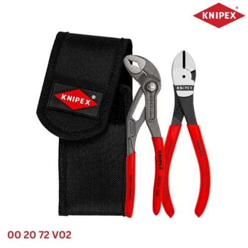 Knipex 00 20 72 V02 Bộ Kìm Gồm 2 Chiếc và Túi Đeo Hông