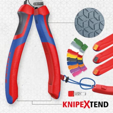 Knipex 02 02 180 Kìm Đa Năng Lưỡi Cắt HRC 63