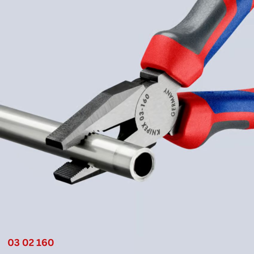 ứng dụng Knipex 03 02 160 Kìm Đa Năng Lưỡi Cắt Tôi 60 HRC