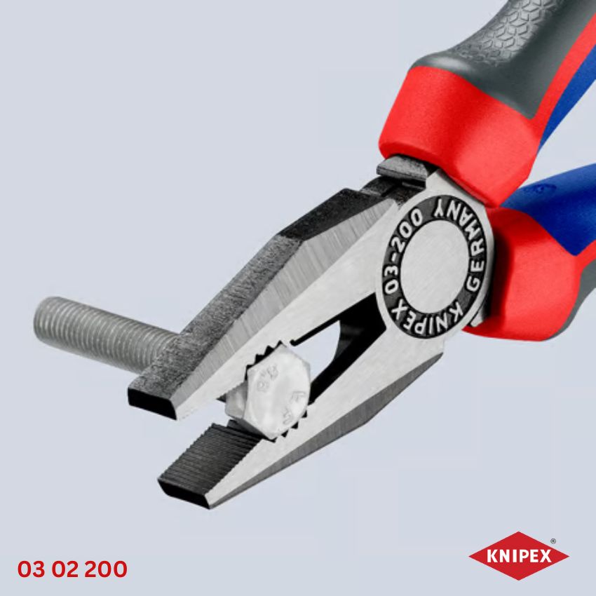 Knipex 03 02 200 Kìm Đa Năng Lưỡi tôi 60 HRC 200mm