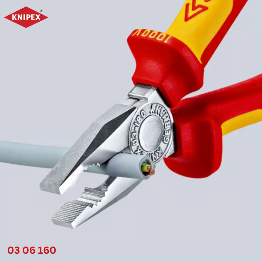 Knipex 03 06 160 Kềm Đa Năng Cách Điện 1000V VDE