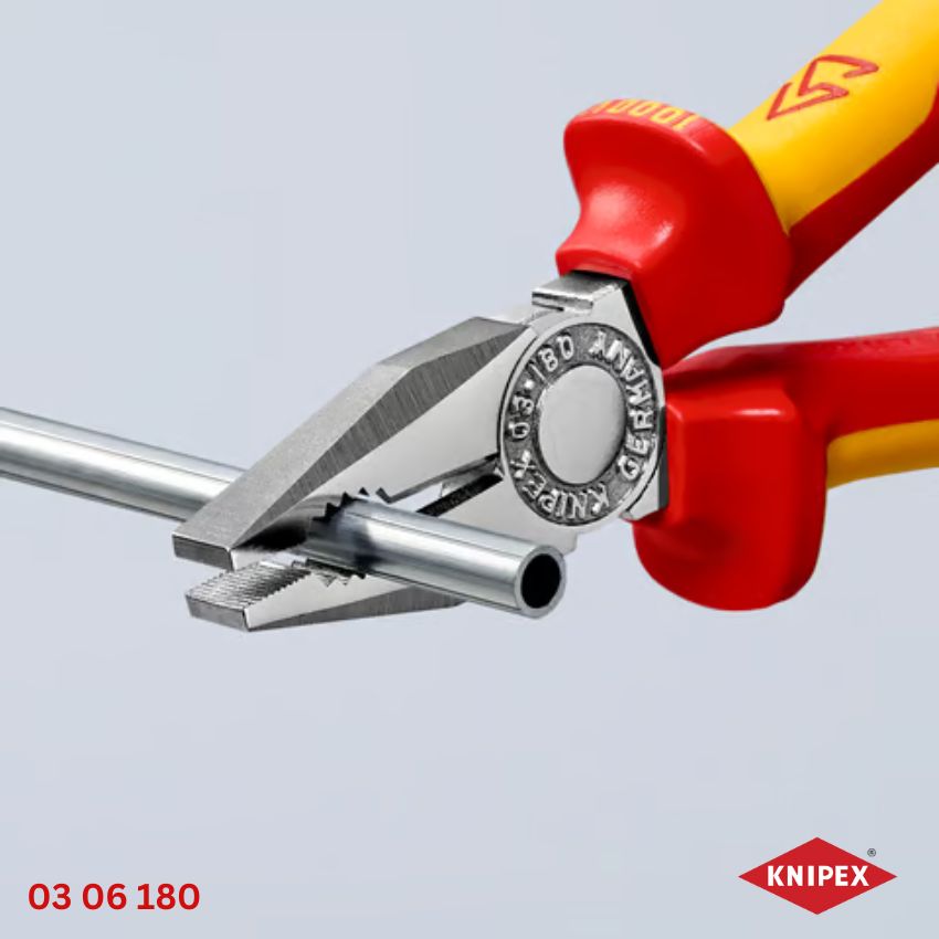 Knipex 03 06 180 Kềm Đa Năng Cách Điện 1000V 180mm