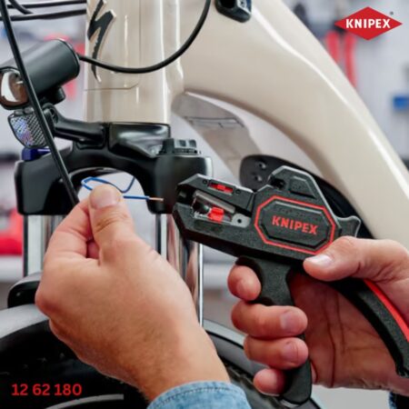Knipex 12 62 180 – Kìm Tách Cáp Điện Tự Căn Chỉnh
