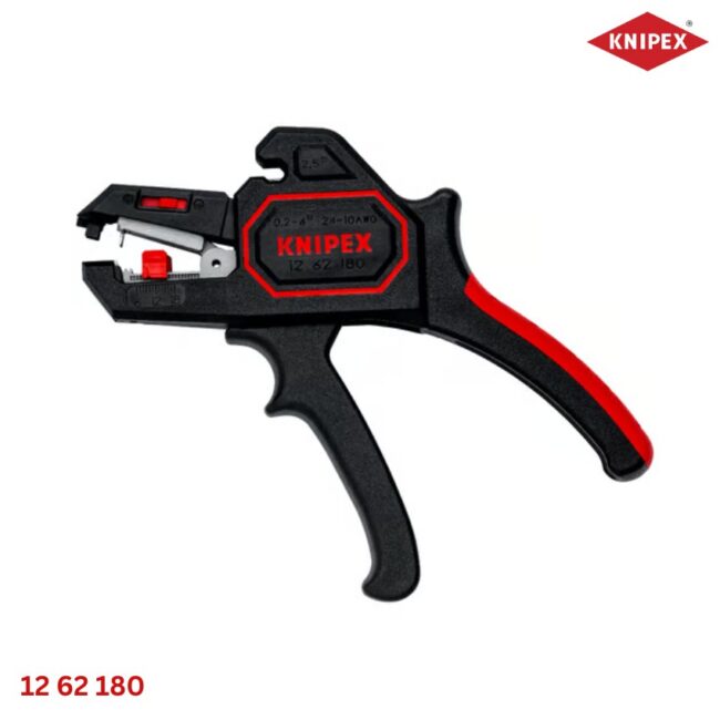 Knipex 12 62 180 – Kìm Tách Cáp Điện Tự Căn Chỉnh
