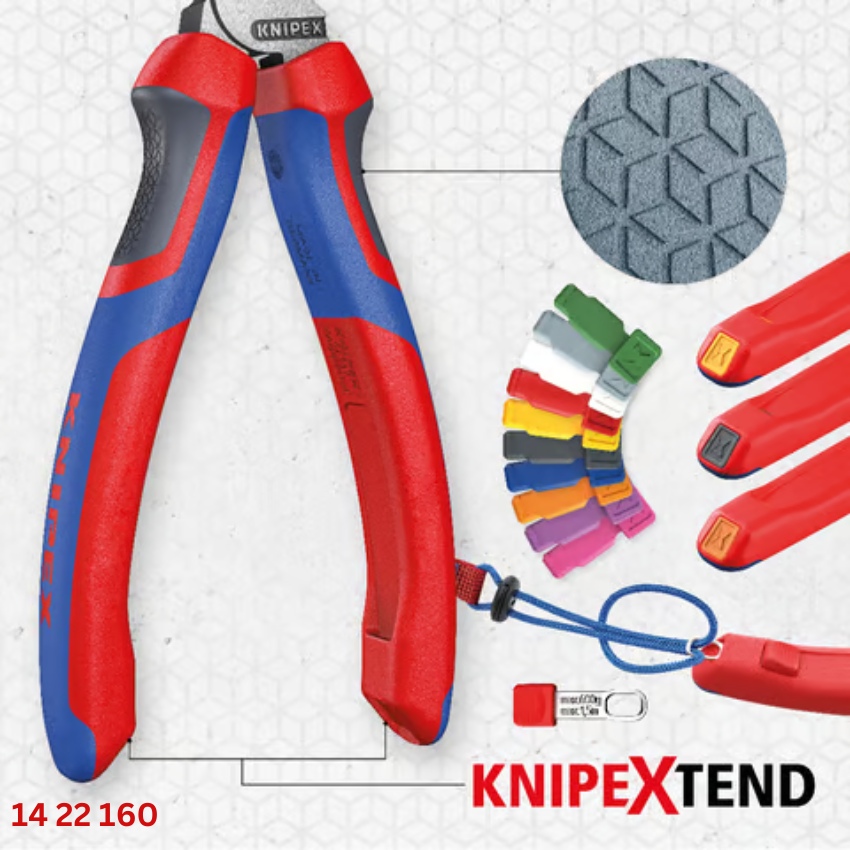 Knipex 14 22 160 kìm cắt cạnh tuốt dây 160mm