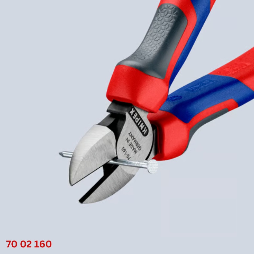 Knipex 70 02 160 ứng dụng Kìm Cắt Thép Mỏ Nhọn 160mm