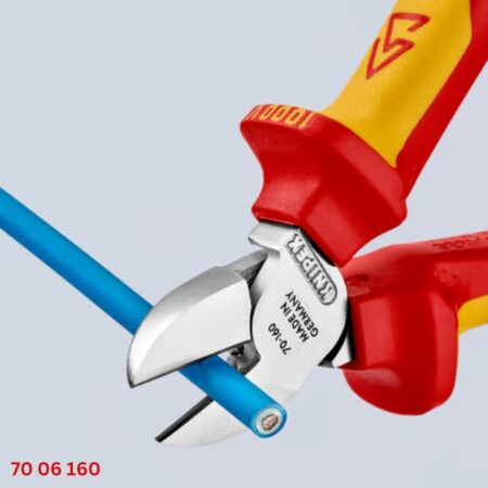 Knipex 70 06 160 Kìm Cắt Mũi Nhọn 160mm Cách điện 1000 V