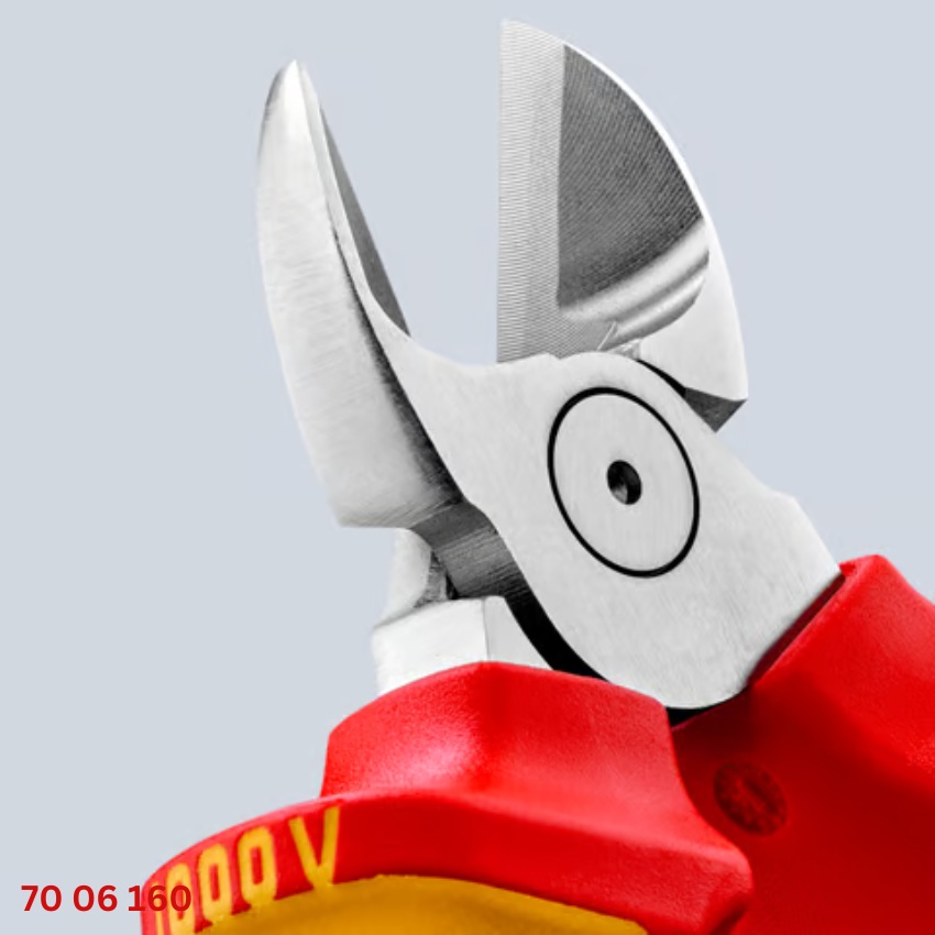 Knipex 70 06 160 Kìm Cắt Mũi Nhọn 160mm Cách điện 1000 V