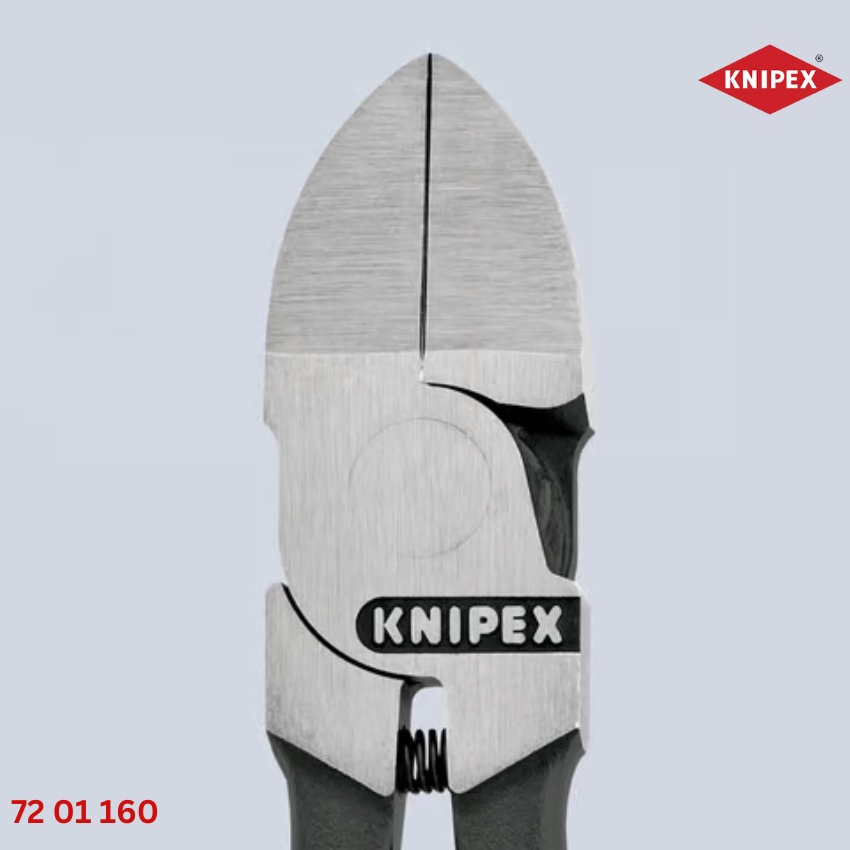 Ngàm Kìm Cắt Nhựa và Vật Liệu Mềm Knipex 72 01 160