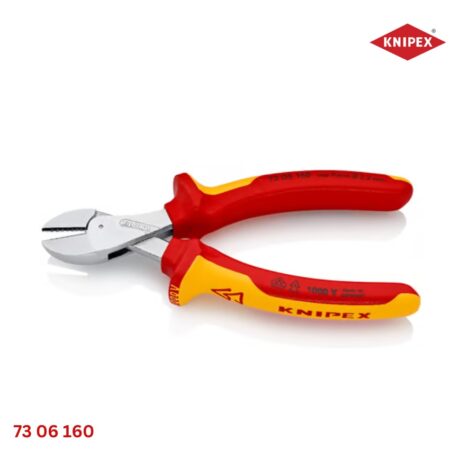 KNIPEX 73 06 160 – Kìm Cắt X-Cut Cách Điện 1000V