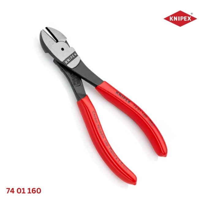KNIPEX 74 01 160 – Kìm Cắt Thân Chéo 160mm