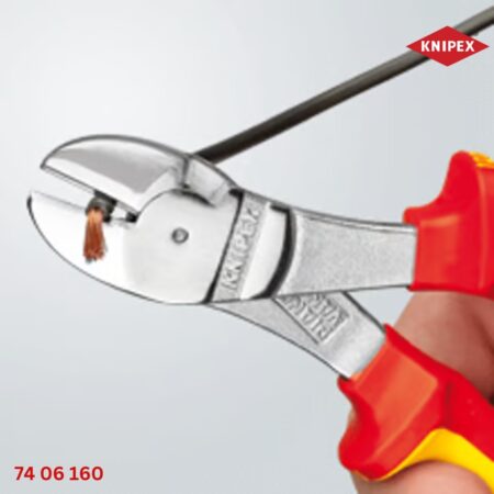 KNIPEX 74 06 160 – Kìm Cắt Cộng Lực Cách Điện 1000V