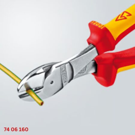 KNIPEX 74 06 160 – Kìm Cắt Cộng Lực Cách Điện 1000V
