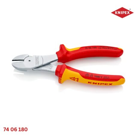 KNIPEX 74 06 180 – Kìm Cắt Cộng Lực Cách Điện 1000V