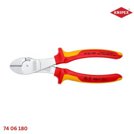 KNIPEX 74 06 180 – Kìm Cắt Cộng Lực Cách Điện 1000V