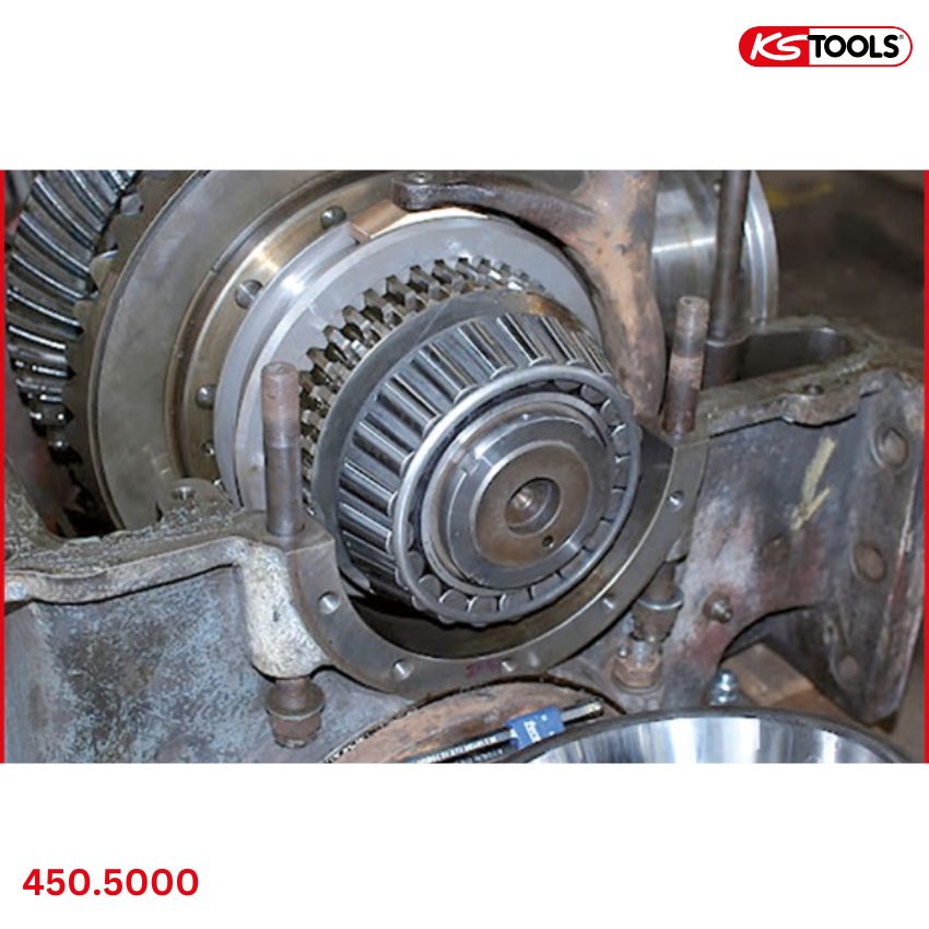 Bộ điều chỉnh vòng bi ổ trục ống lót xe ô tô 9 chi tiết KS Tools 450.5000