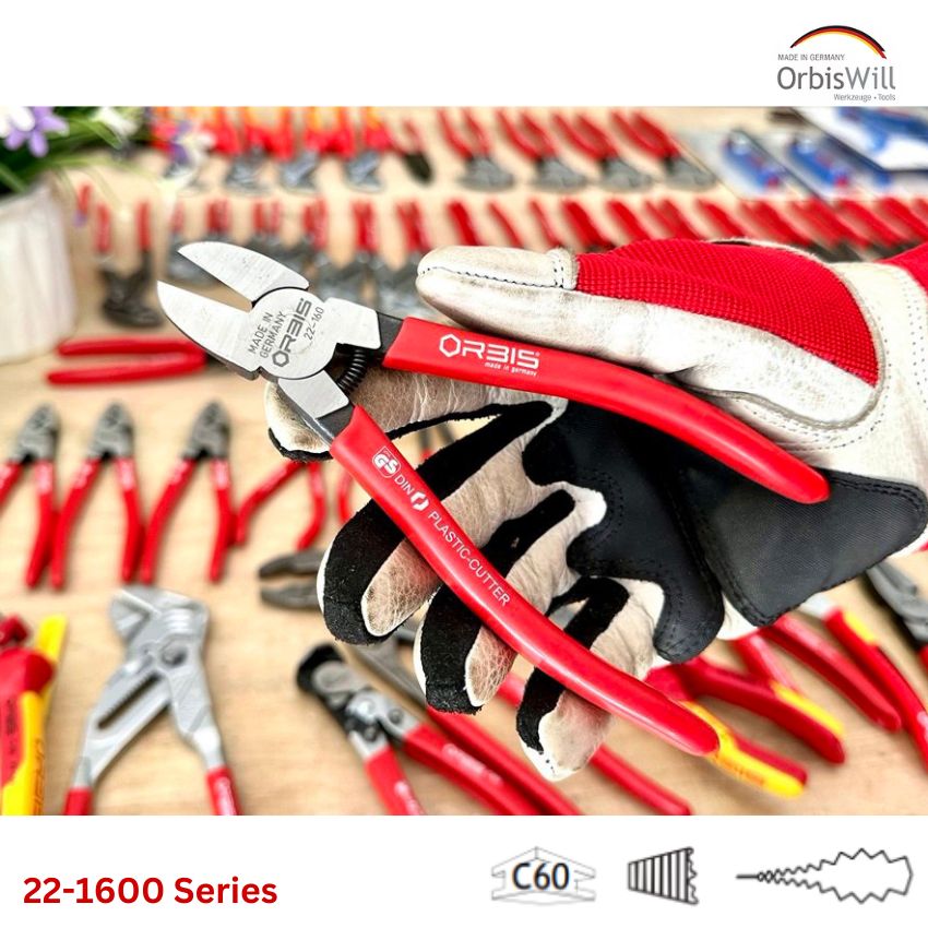 Kìm Cắt Cạnh Cho Nhựa ORBIS 22-1600