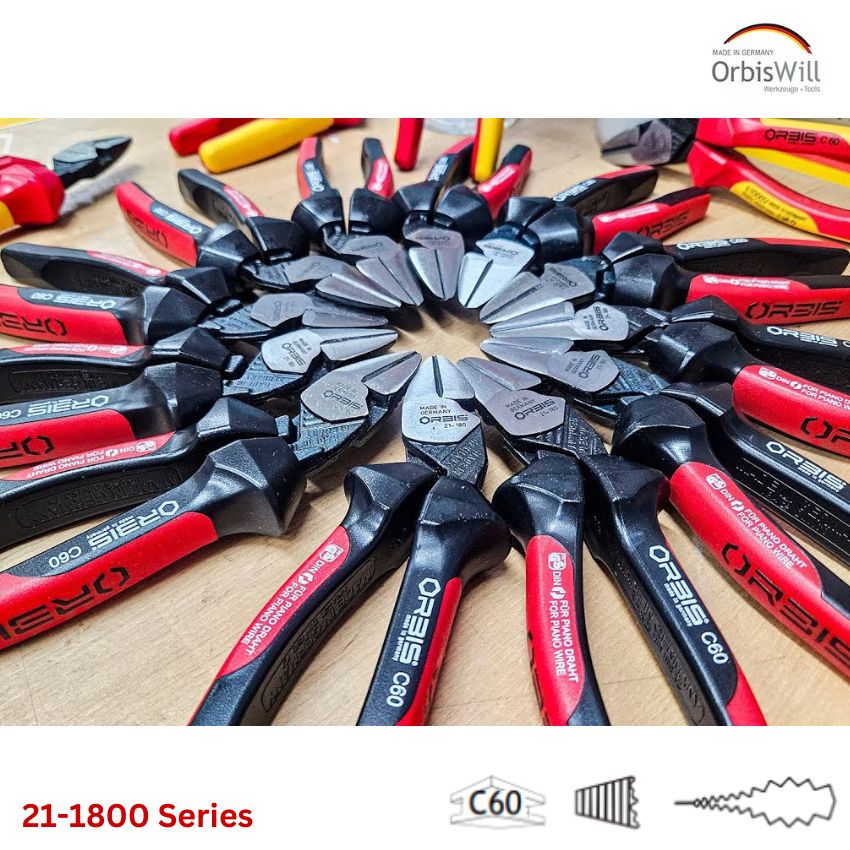 Kìm cắt cạnh mỏ cong Orbis 21-1800 EVOLINE