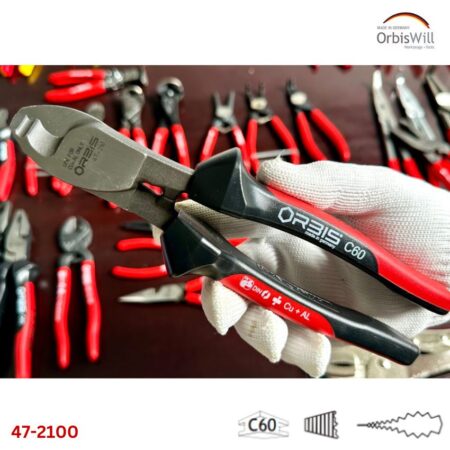 Kềm cắt cáp điện lõi nhôm, đường kính Ø12mm Orbis 47-2100